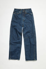 Load image into Gallery viewer, Skew Twisted Barrel Jeans Dark Indigo Wash