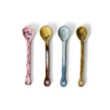 Load image into Gallery viewer, 70s ceramics spoons M (set of 4), sketch