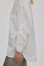 Load image into Gallery viewer, SUSAN Poplin twist cuff shirt, White