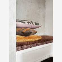 Load image into Gallery viewer, Suzani embroidered cushion cover, Charcoal
