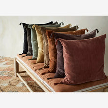 Load image into Gallery viewer, Velvet cushion cover Dark rose