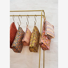 Load image into Gallery viewer, Quilted cotton washbag, Pink/yellow