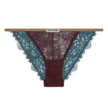 Load image into Gallery viewer, WILD ROSE Comfortable lace briefs, Burgundy