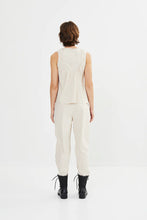 Load image into Gallery viewer, Silje Papery Gathered Top Chalk