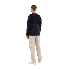 Load image into Gallery viewer, Halfdan Longsleeve Terry Dark Navy