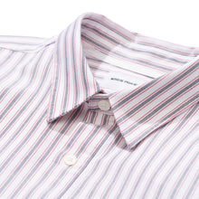 Load image into Gallery viewer, Oscar Oxford shortsleeve Navy Multi Stripe