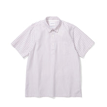 Load image into Gallery viewer, Oscar Oxford shortsleeve Navy Multi Stripe