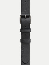Load image into Gallery viewer, Dwayne Leather Belt Black