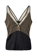 Load image into Gallery viewer, Talisa Lace Touch Camisole Caviar Black