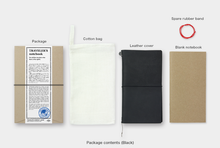 Load image into Gallery viewer, Traveler's Notebook Leather Black