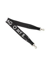 Load image into Gallery viewer, Canvas Logo Strap Black/Black