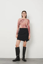 Load image into Gallery viewer, Lora Mountain ruched front top Pink combo
