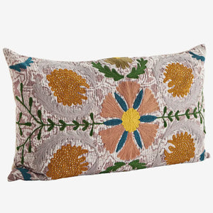 Suzani embroidered cushion cover 90x50