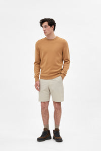 Sigfred Merino Lambswool Sweater Camel