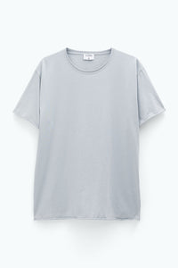 Roll Neck Tee Feather Grey