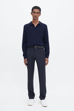 Load image into Gallery viewer, Knitted Polo Shirt Navy
