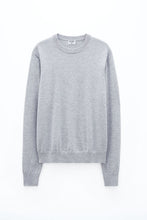 Load image into Gallery viewer, Cotton Merino Sweater Light Grey
