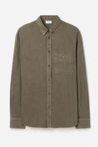 Zachary Shirt Dark Olive Green