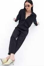 Load image into Gallery viewer, Franca Cool Wool Trousers Black
