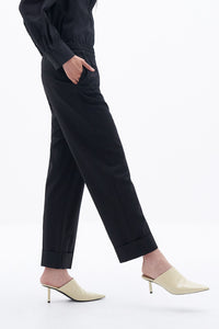 Franca Cool Wool Trousers Black