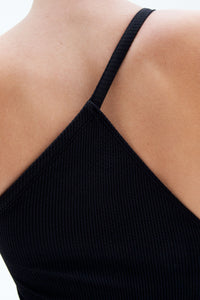 Asymmetric Swimsuit Black