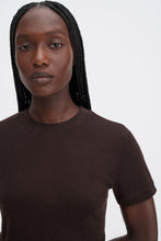 Load image into Gallery viewer, Lyocell Cashmere Tee, Brown

