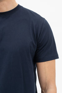 Niels Slim Organic T-shirt Dark Navy