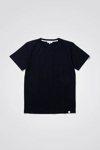 Niels Slim Organic T-shirt Dark Navy