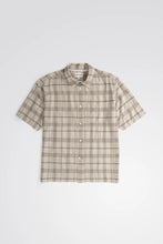 Load image into Gallery viewer, Ivan Relaxed Check SS Shirt Oatmeal
