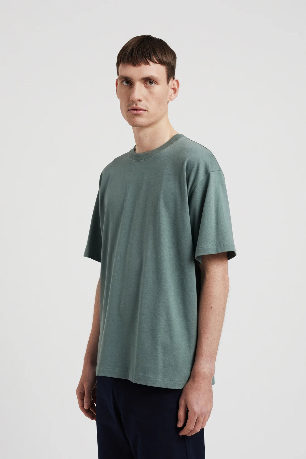Norse Standard Heavy Loose T-shirt Aluminium Petrol