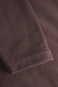 Bjorn Relaxed Organic Loopback Track Jacket, Mahogany