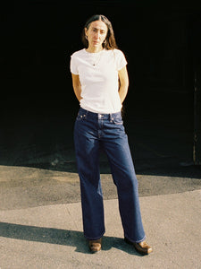 Wide Heidi Classic Blue