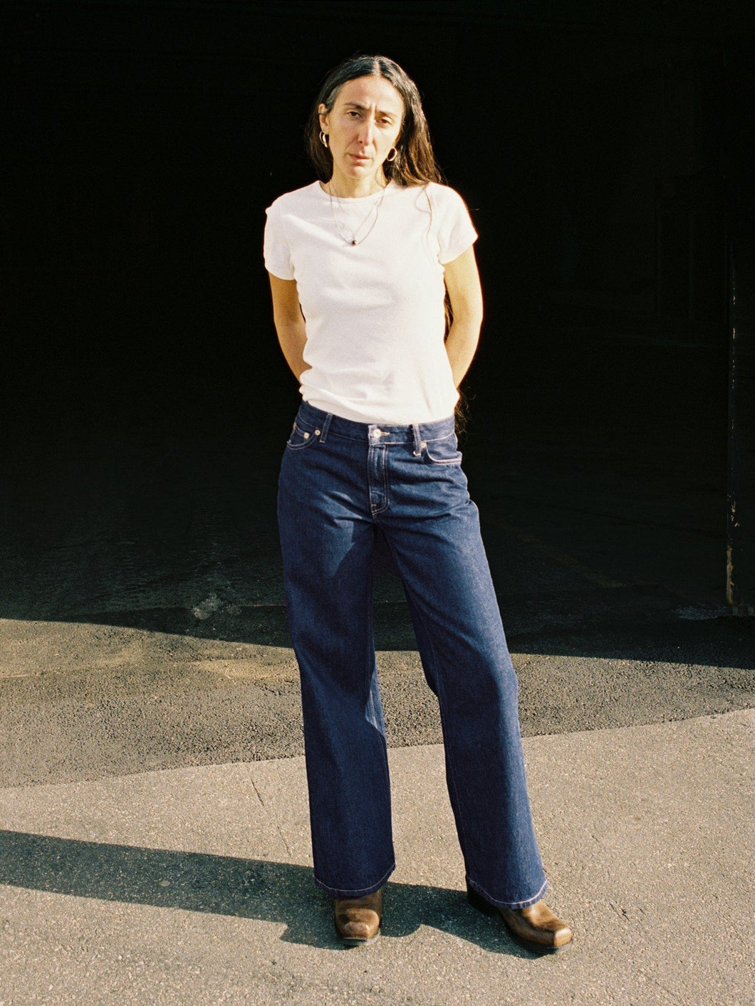 Wide Heidi Classic Blue