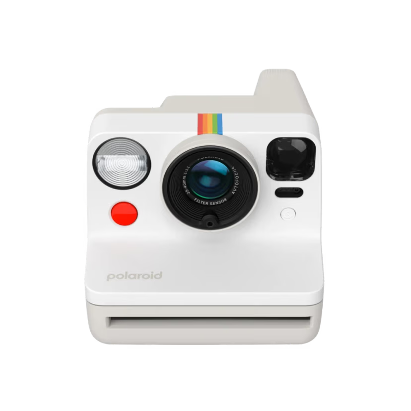 Polaroid Now Instant Camera Generation 3, Pebble White