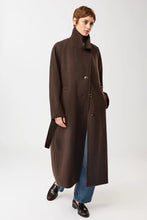 Laden Sie das Bild in den Galerie-Viewer, Long recycled wool coat, Coffee
