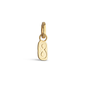 Endless Infinity Charm, 925S/GP
