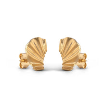 Load image into Gallery viewer, Mini Wave Earring Gold plated
