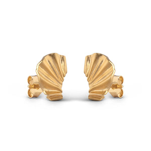 Mini Wave Earring Gold plated