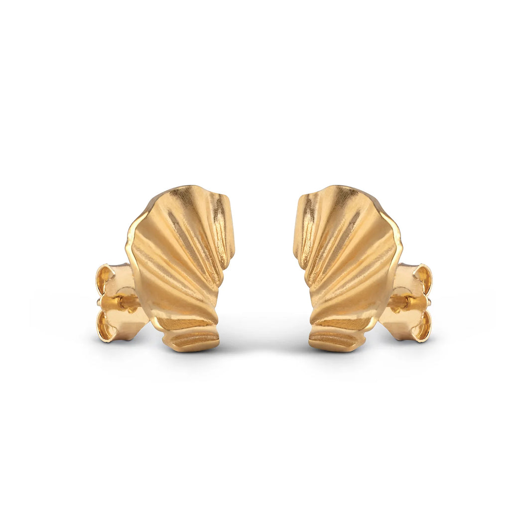 Mini Wave Earring Gold plated