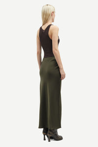 Saagneta long skirt 12956 Forest night