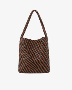 HOBO Braided Soft Structure Brown Caramel