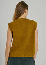 Load image into Gallery viewer, Lucinda wool knit waistcoat Olive
