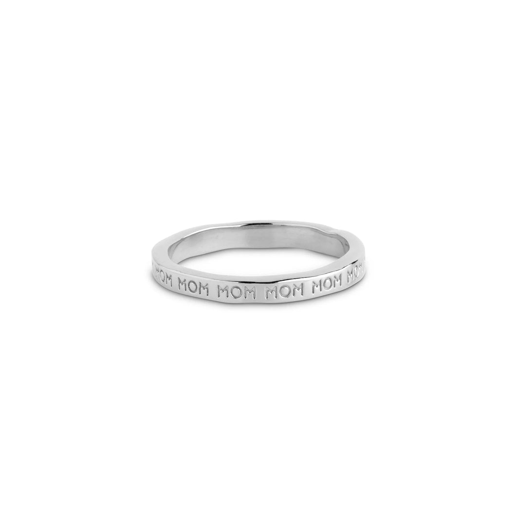 Mom Ring Silver