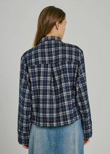 Load image into Gallery viewer, Sylvana top Navy check
