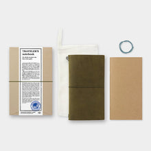 Load image into Gallery viewer, Traveler&#39;s Notebook Leather Olive
