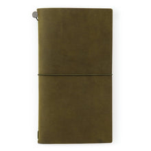 Load image into Gallery viewer, Traveler&#39;s Notebook Leather Olive
