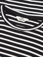 Load image into Gallery viewer, 2x2 Cotton Stripe Tuba LS Tee Black/White
