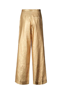 Inja wide leg pant Gold