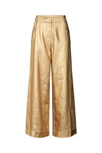 Inja wide leg pant Gold