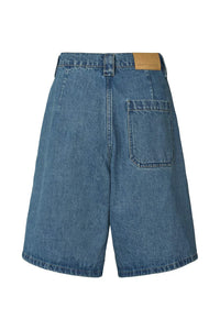 RAHA Denim shorts Washed indigo